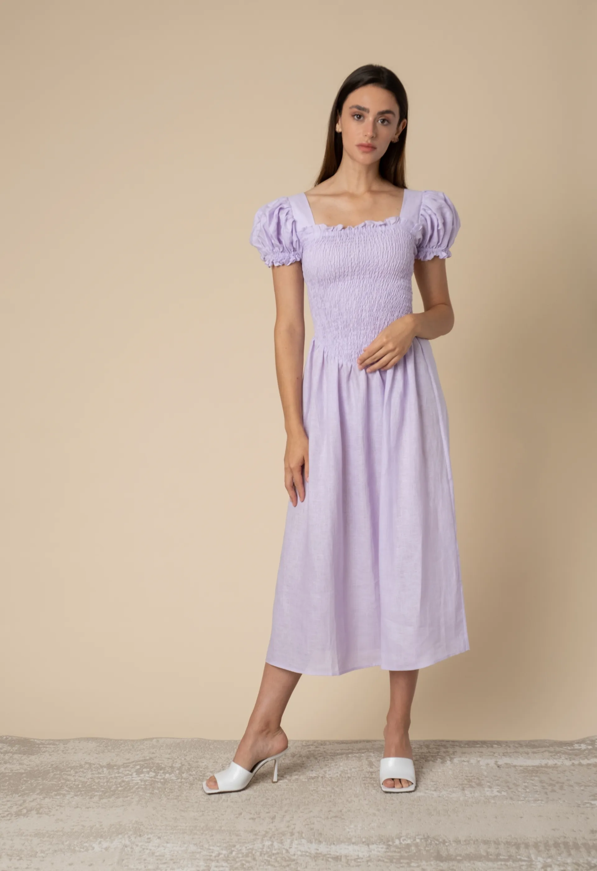 Belle Dress in Lavender