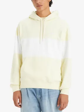 Blocked Comber Pear Sorbet/Bright White Hoodie