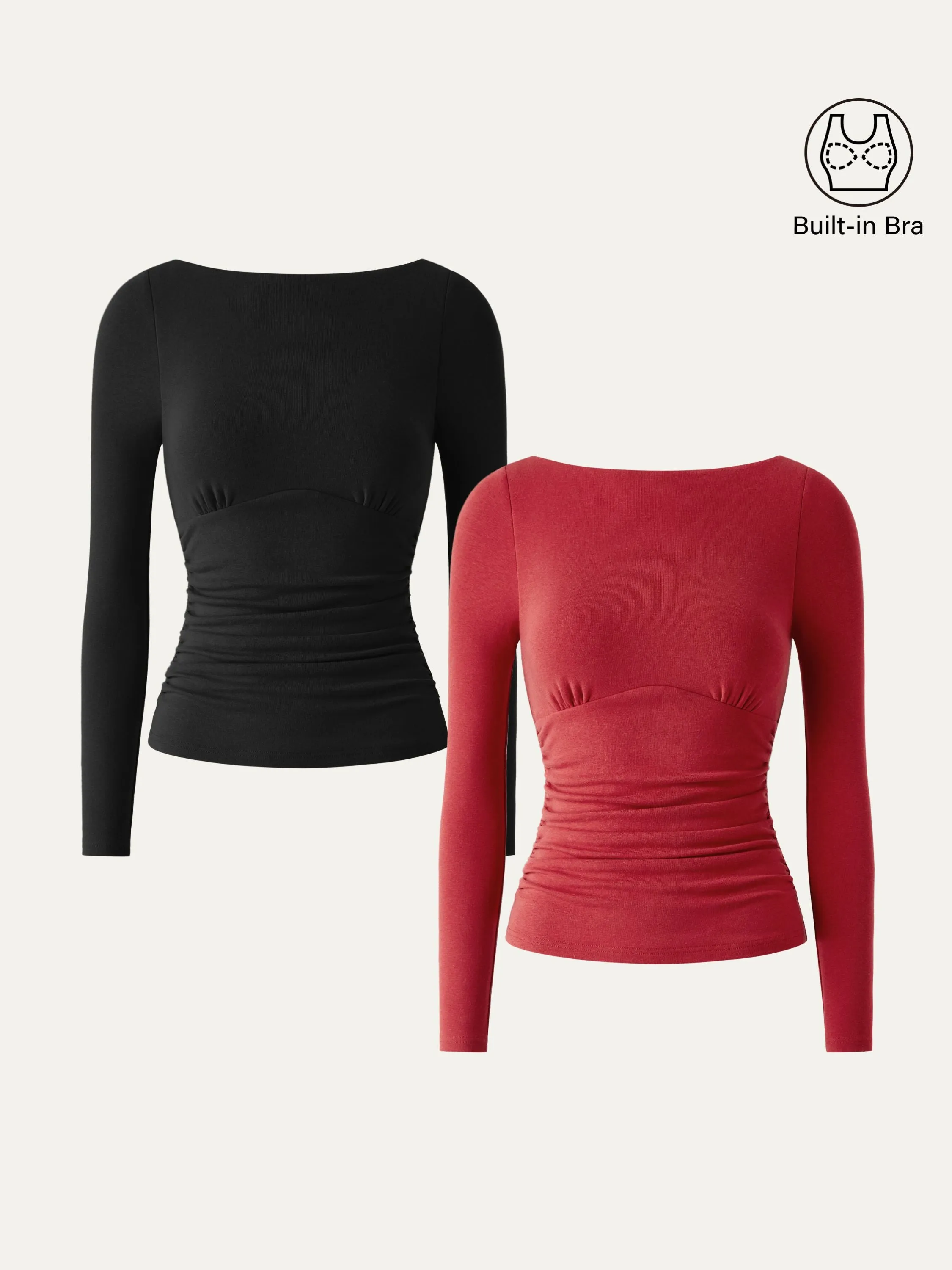 Boatneck Slim Brami Top