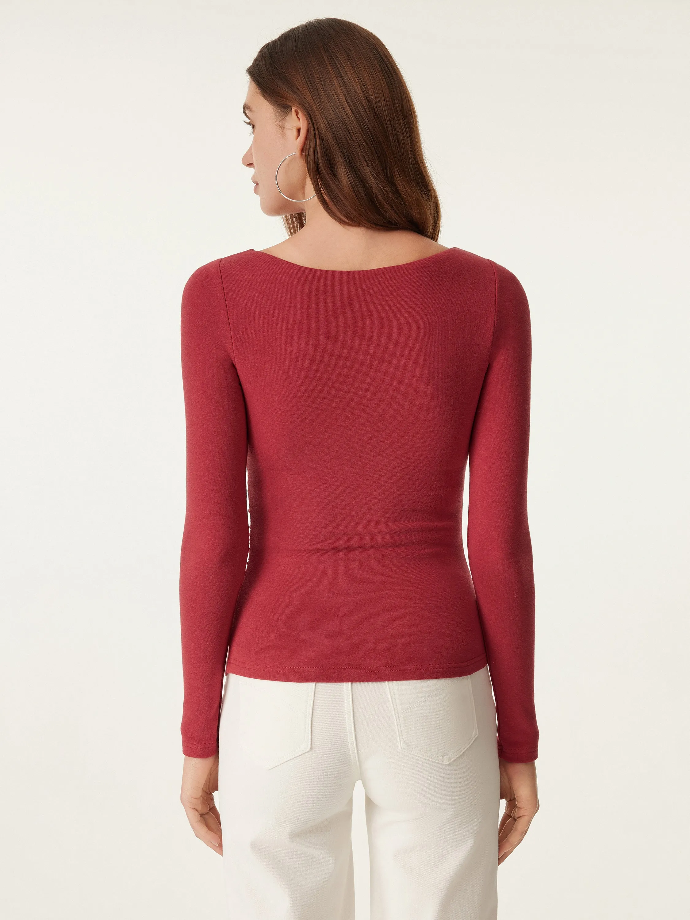 Boatneck Slim Brami Top