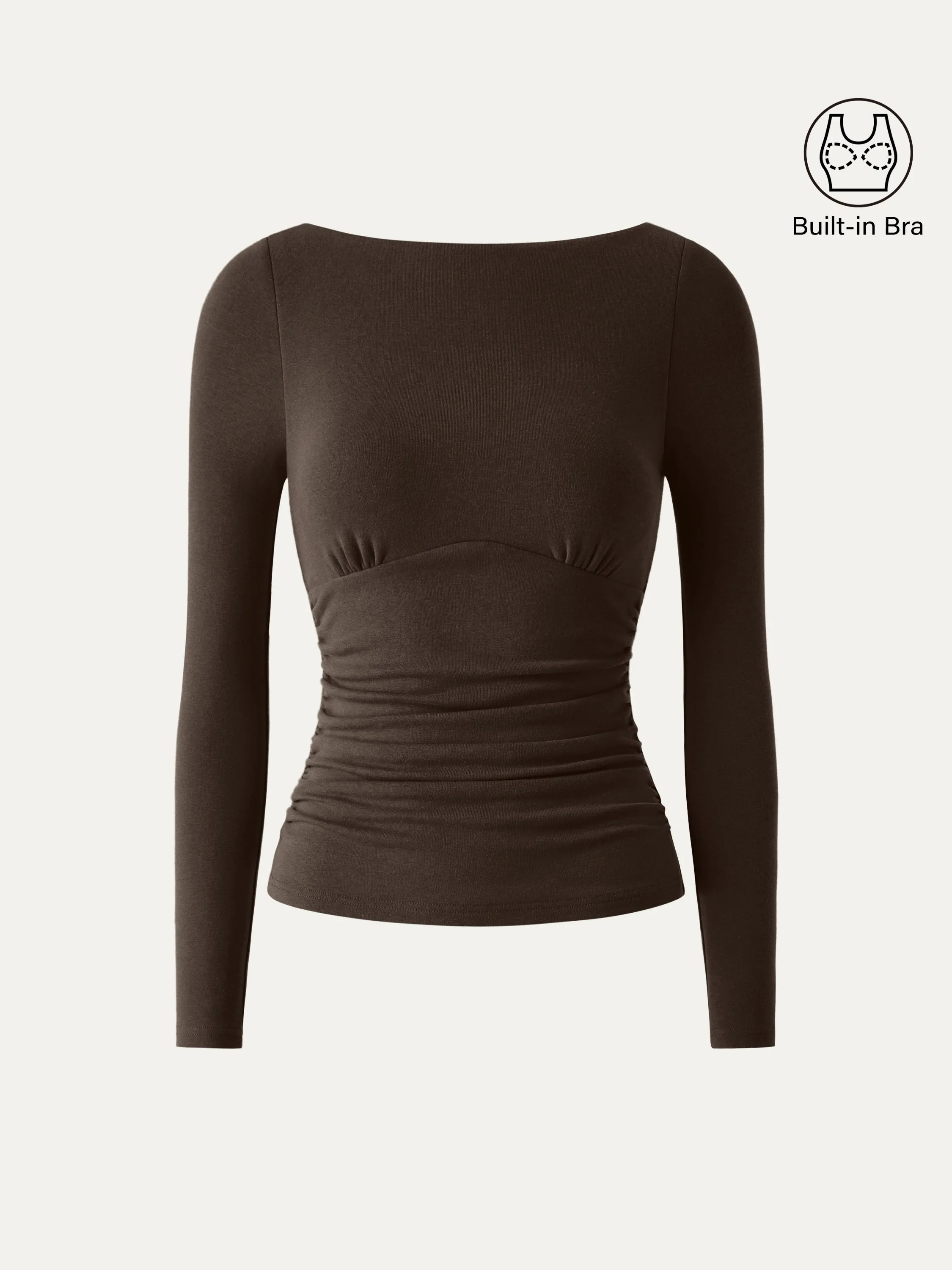 Boatneck Slim Brami Top