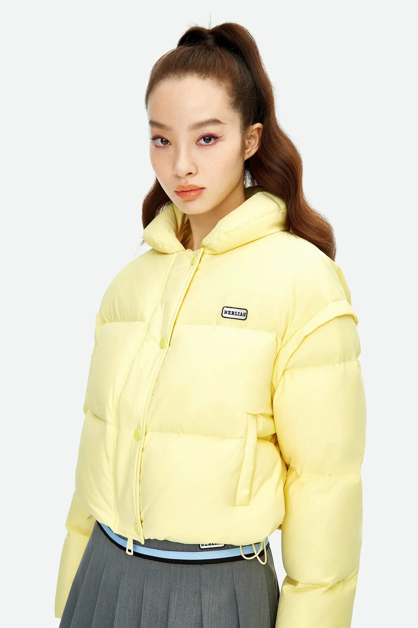 Bread Down Jacket in Yellow