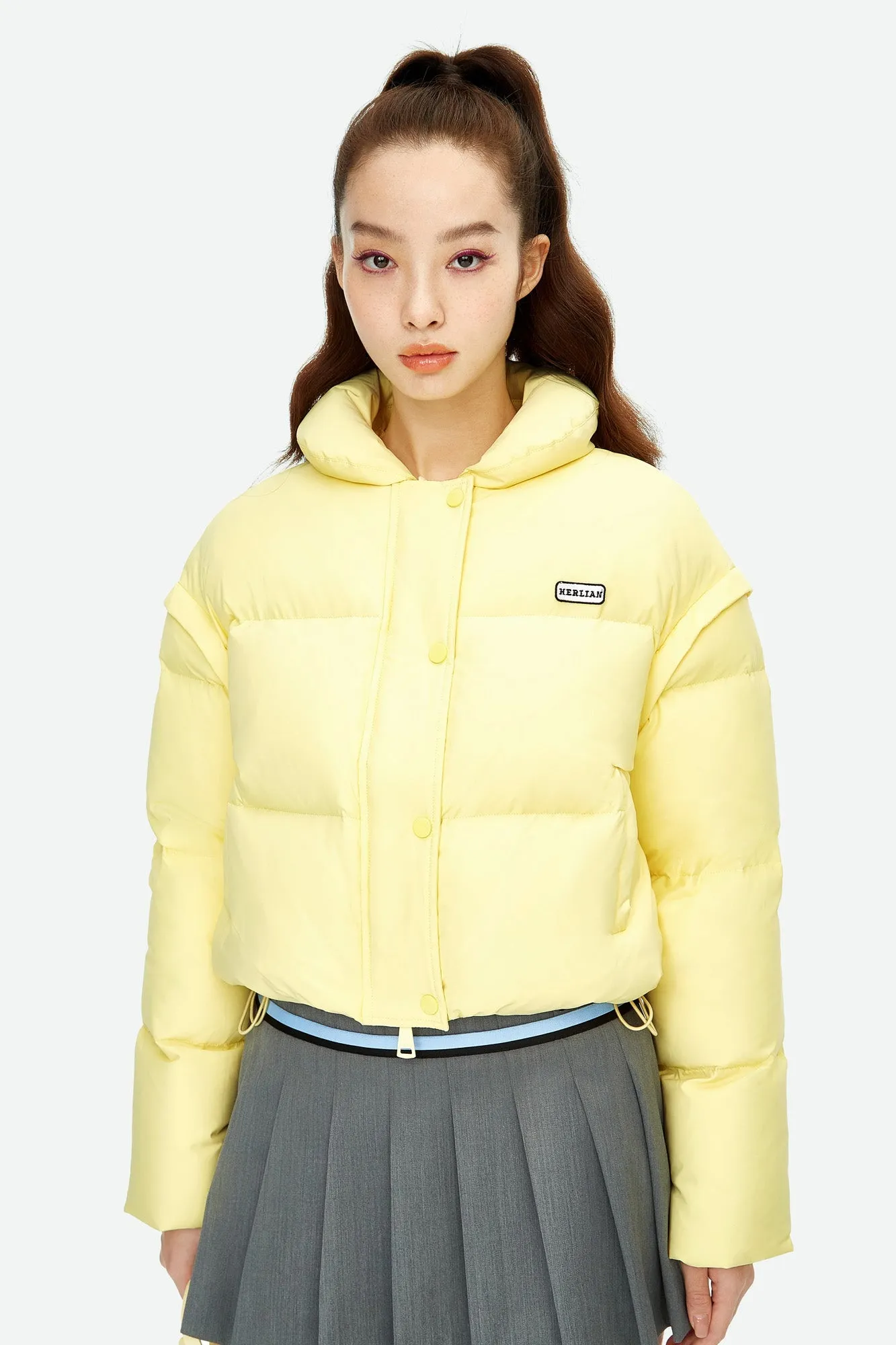 Bread Down Jacket in Yellow