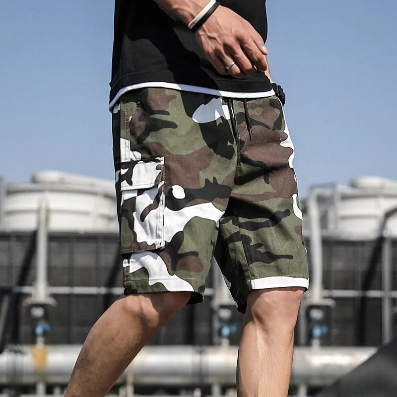 Camouflage Loose Fit Shorts