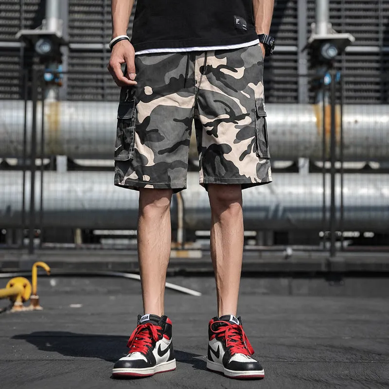 Camouflage Loose Fit Shorts