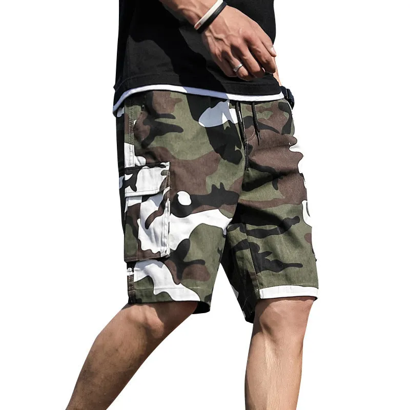 Camouflage Loose Fit Shorts