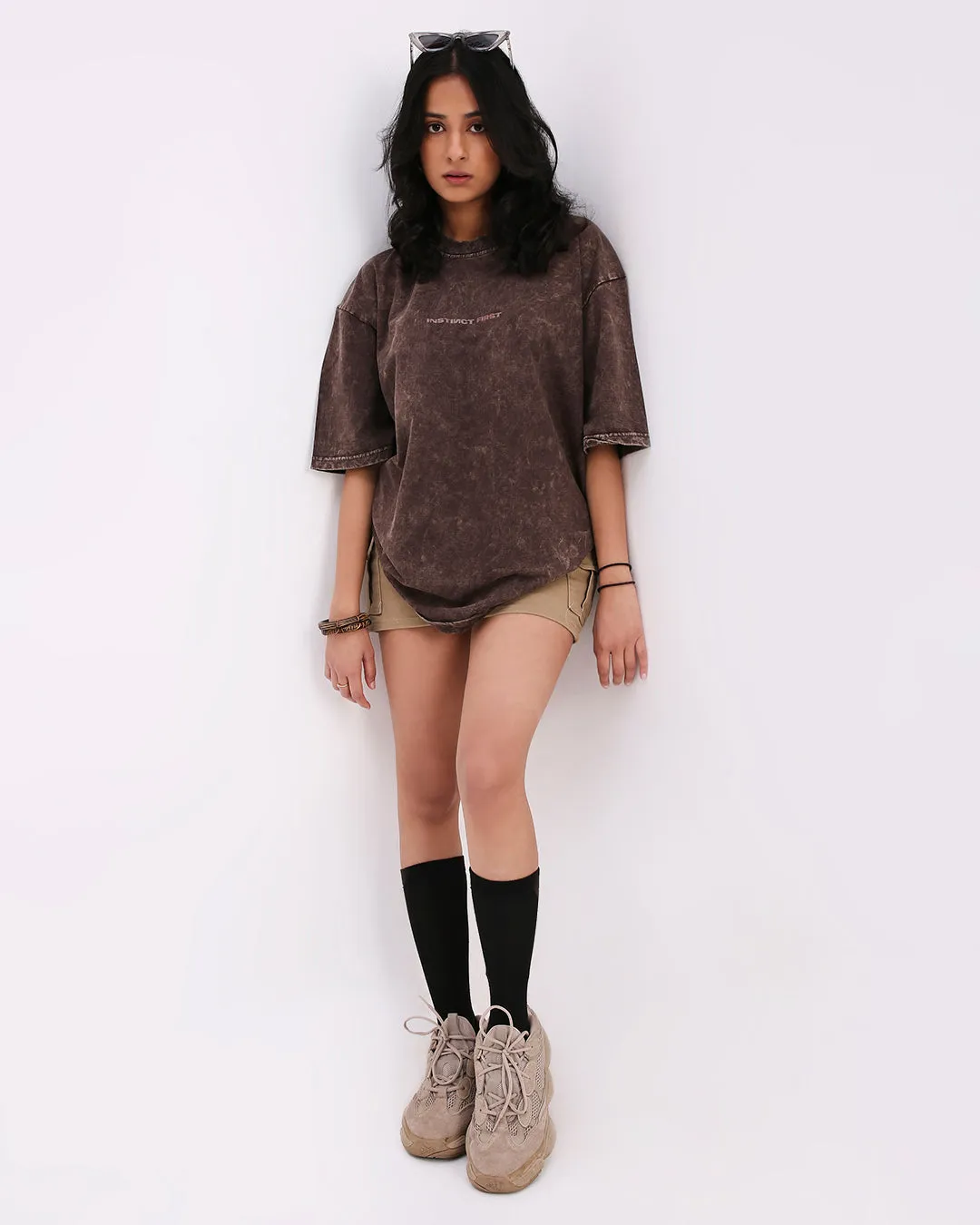 Copper Washed Out Oversized T-shirt