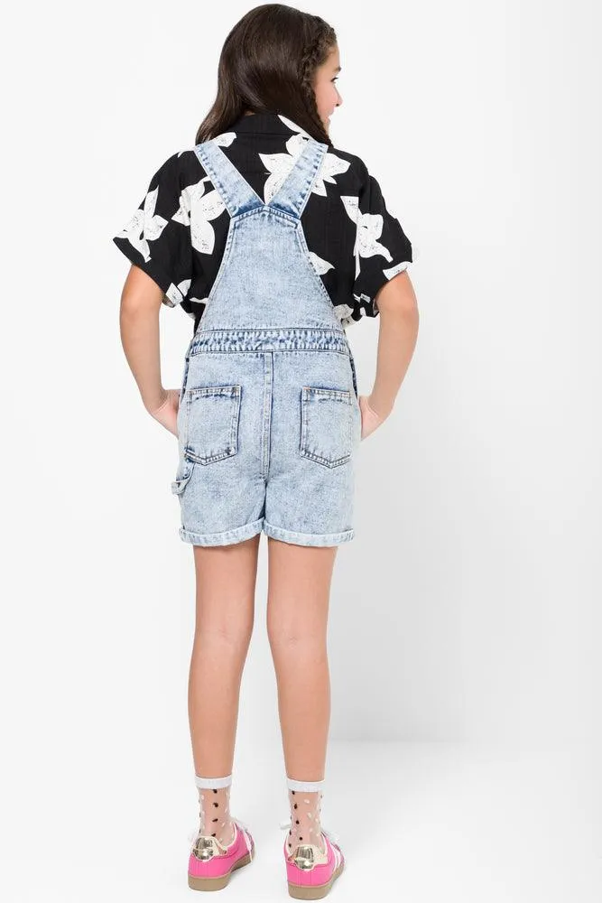 Denim Dungaree Light Blue