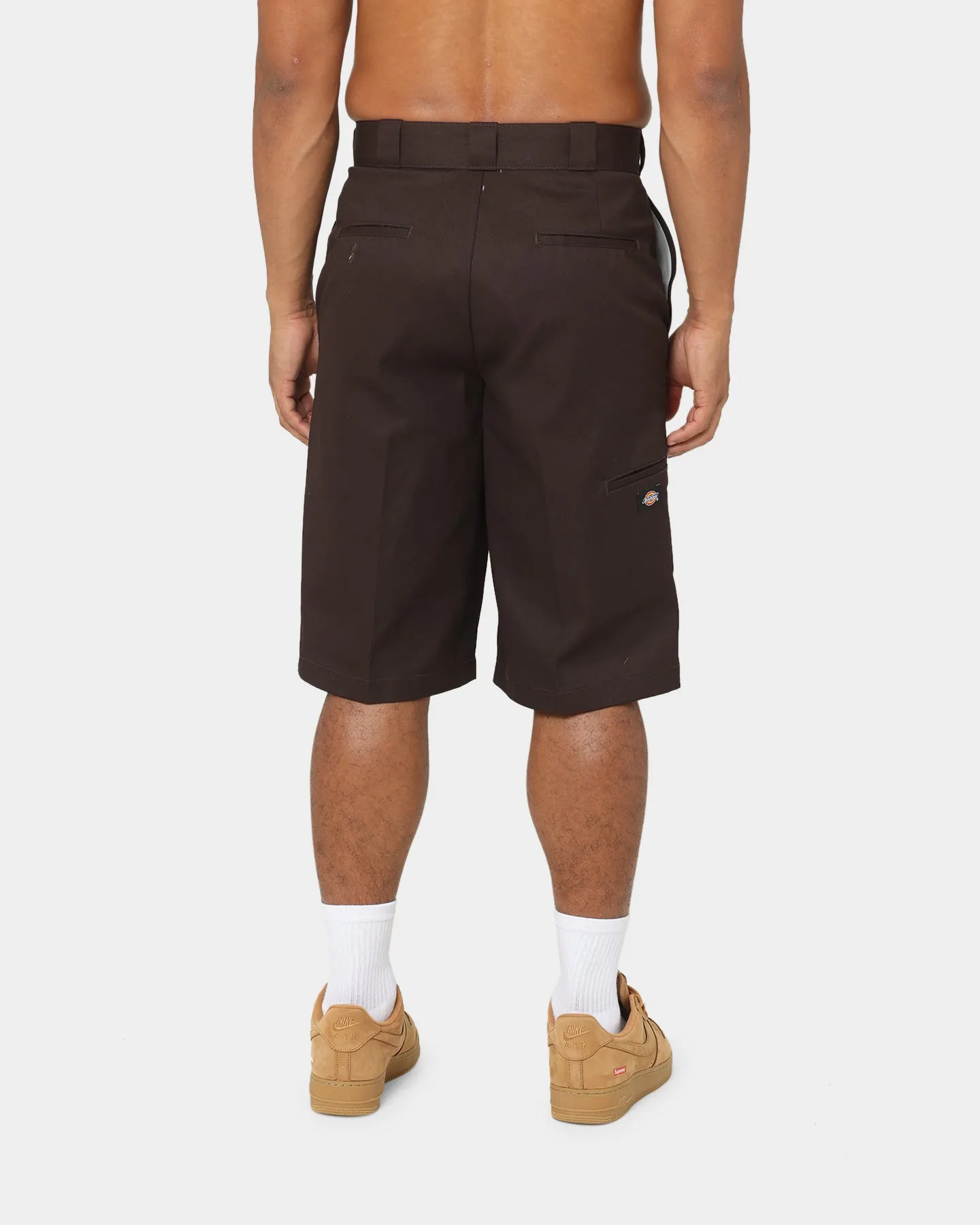 Dickies 13 Inch Loose Fit Work Shorts Dark Brown