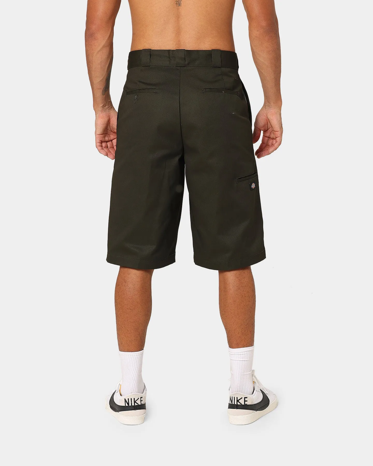 Dickies 13 Inch Loose Fit Work Shorts Olive Green