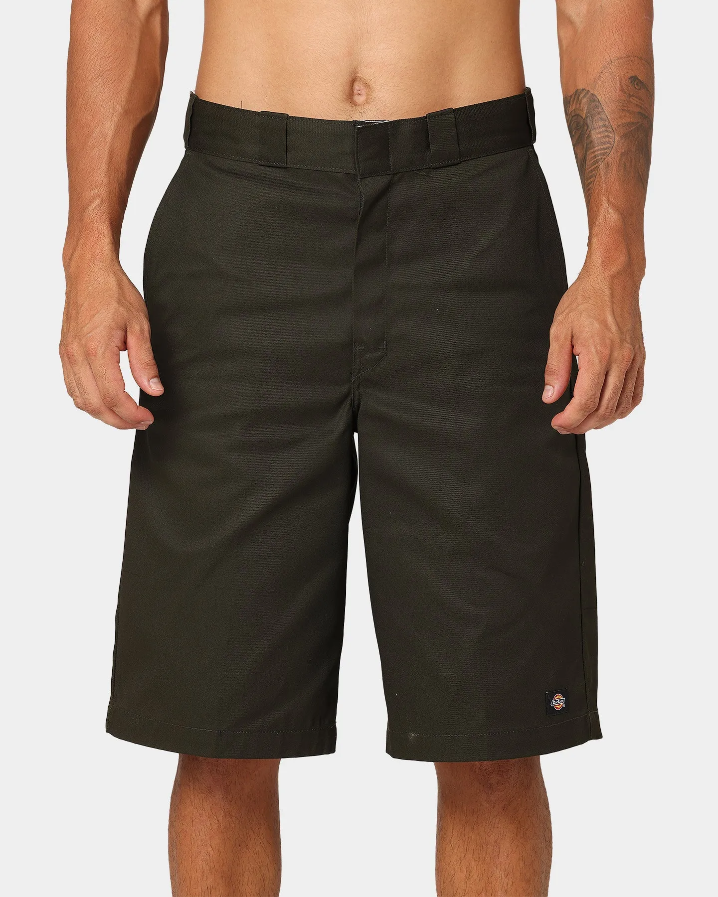 Dickies 13 Inch Loose Fit Work Shorts Olive Green