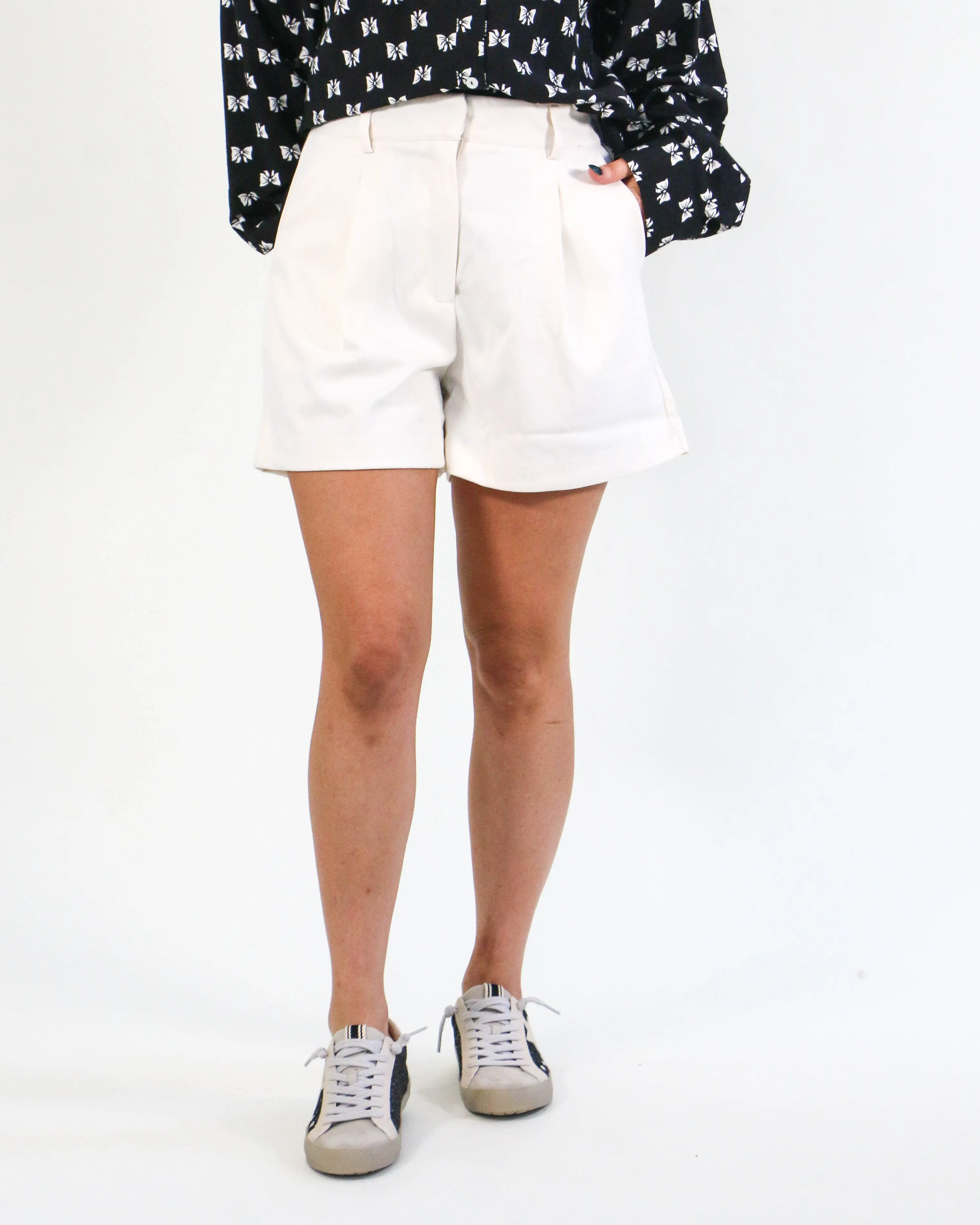 High Waist Loose-Fit Shorts