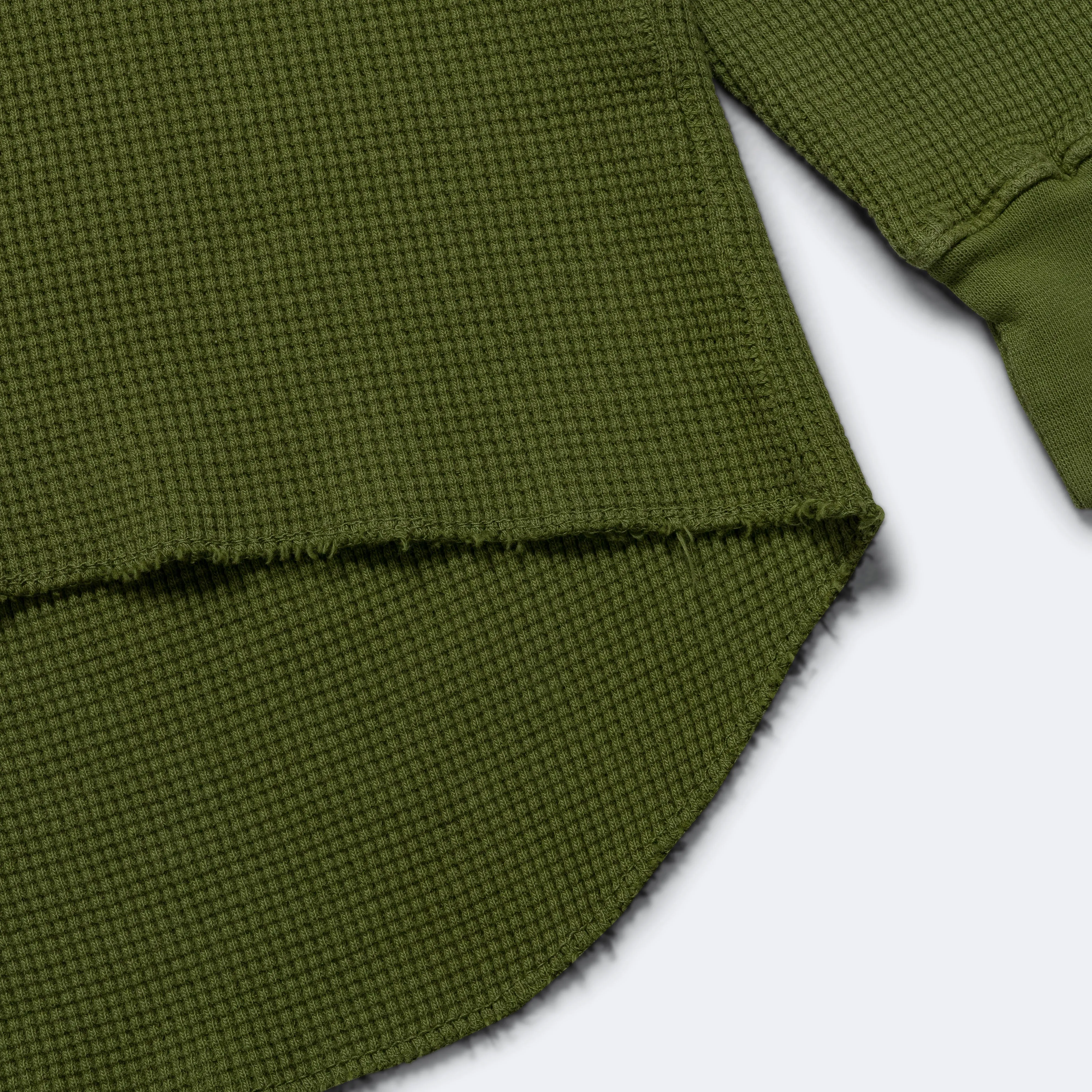 Long Sleeve Thermal - Washed Olive