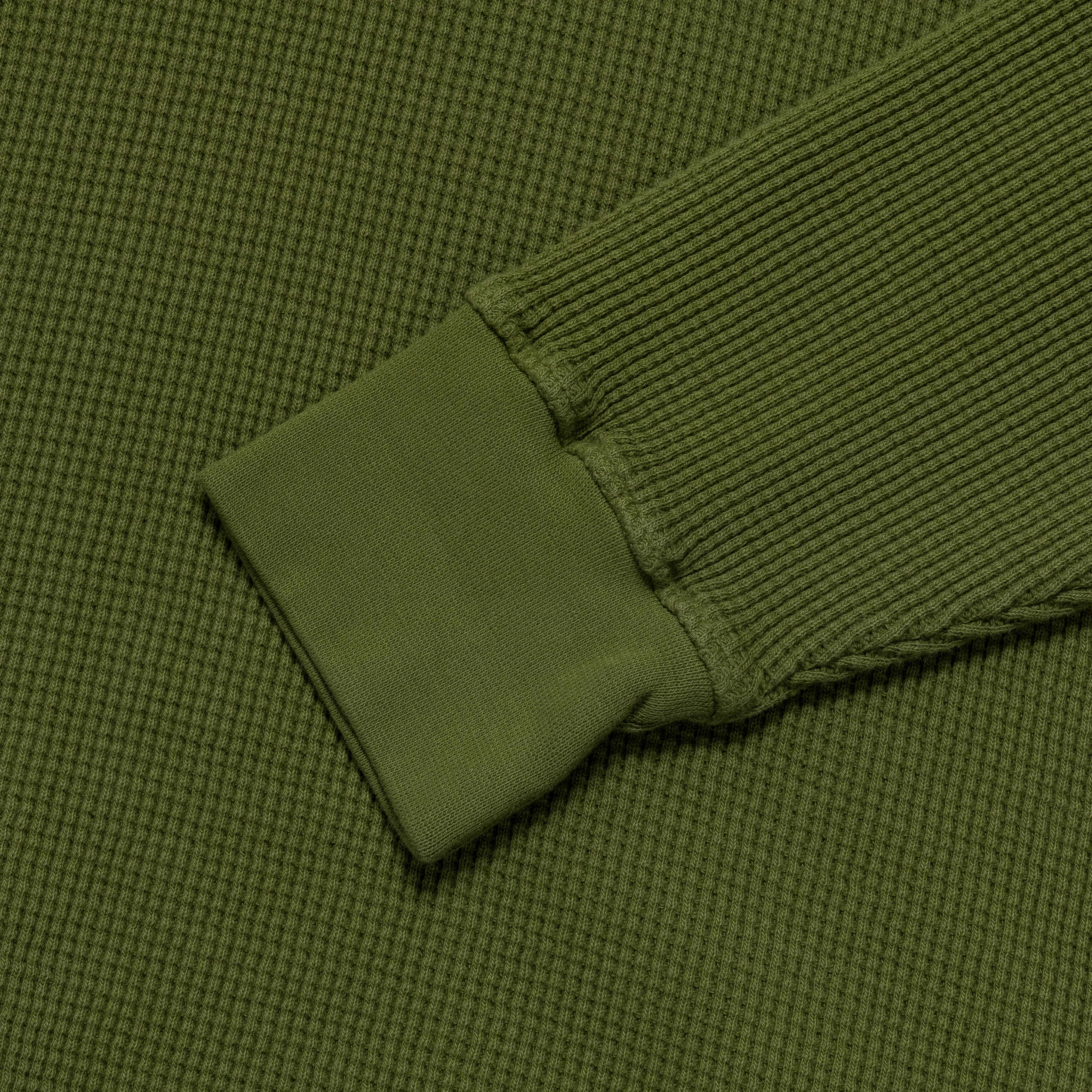 Long Sleeve Thermal - Washed Olive