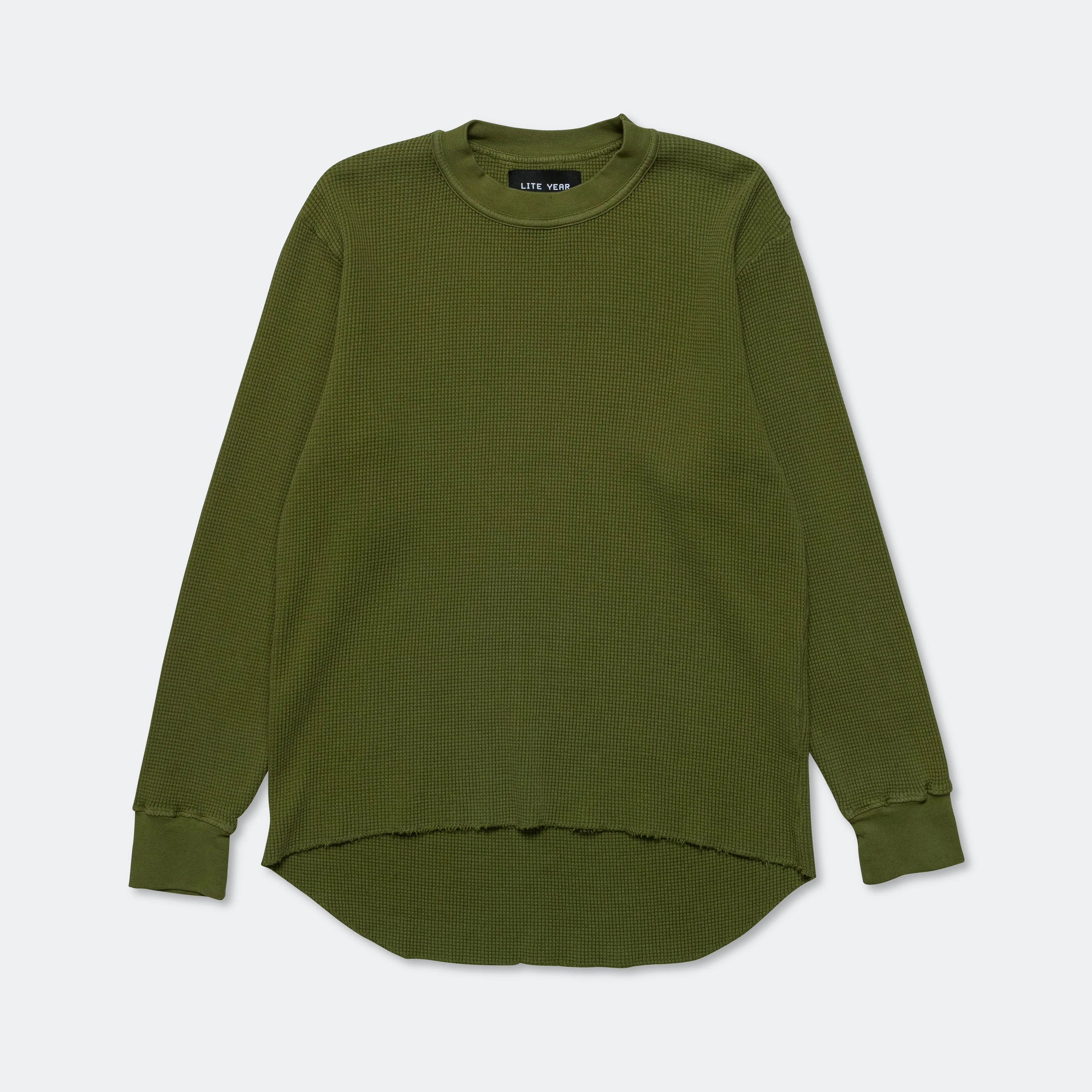 Long Sleeve Thermal - Washed Olive