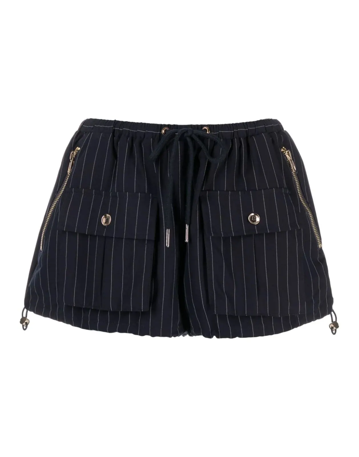 Pinstripe Cargo Bloomer Short