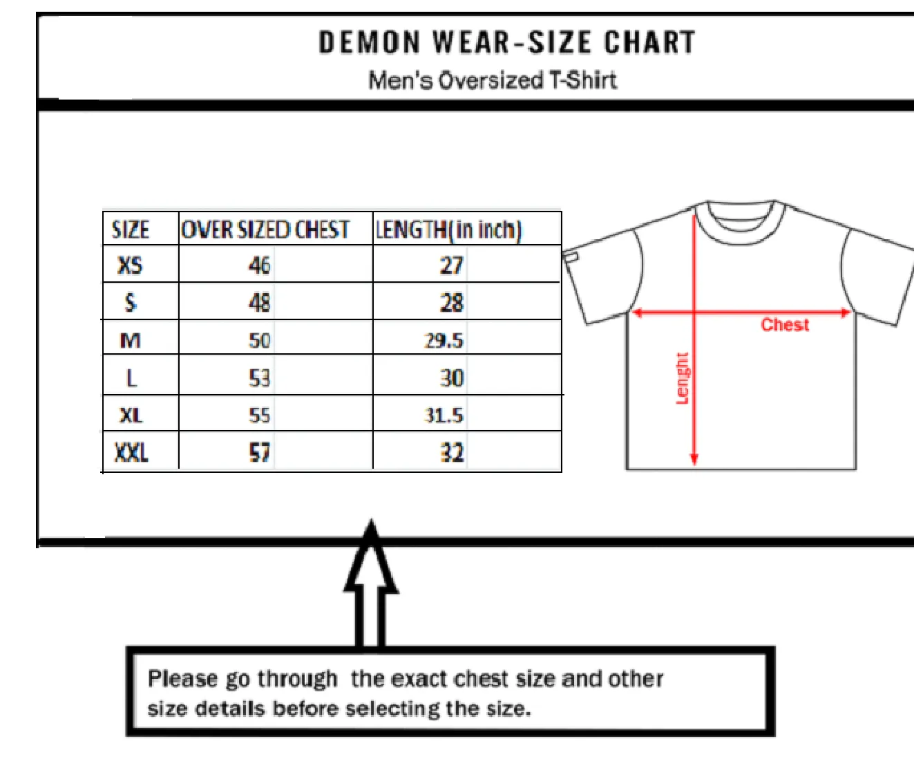 "Demon Verse" Oversized Puff Print Black T-Shirt By DemonWear for Her