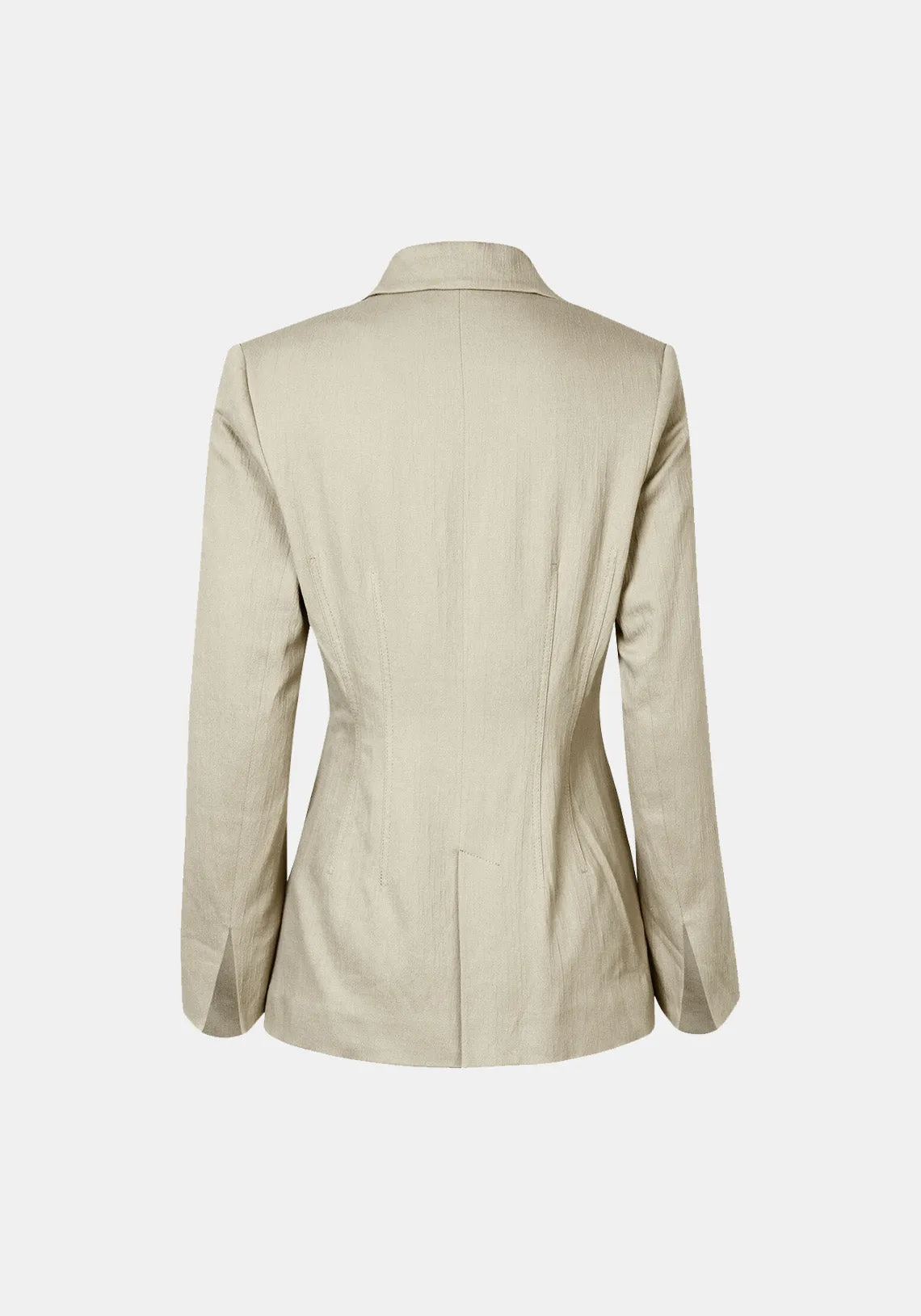 SALIMA BLAZER CHINCHILLA