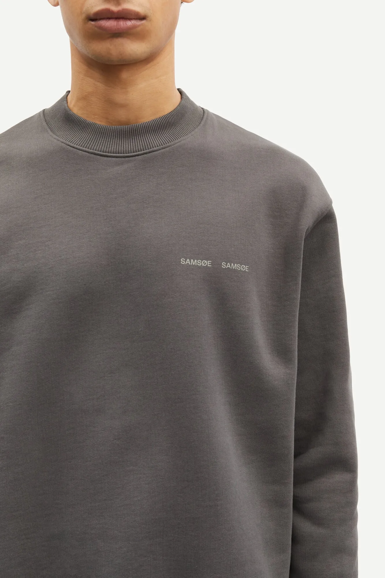 Samsoe samsoe norsbro crew neck 11720 volcanic ash