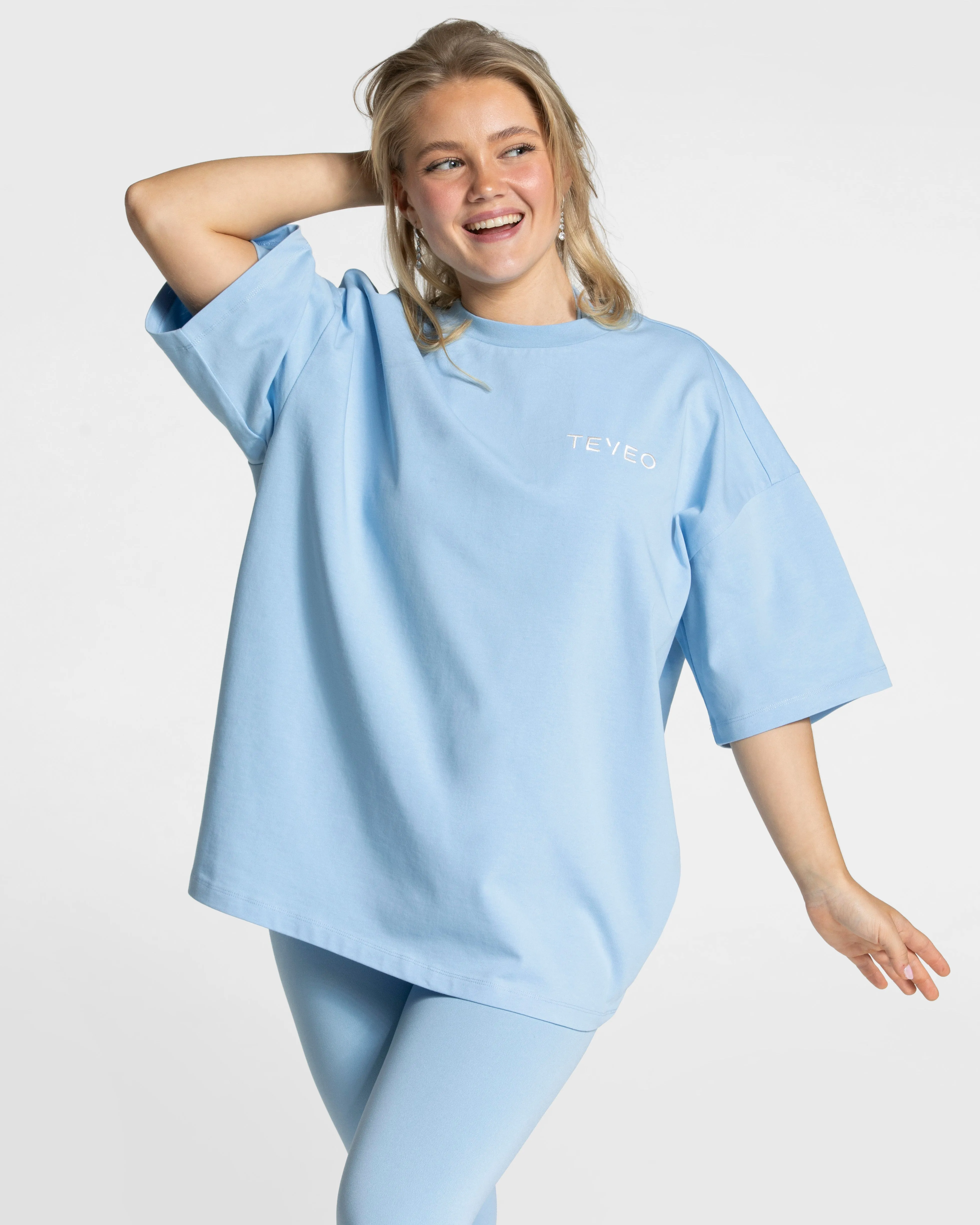 Signature Oversized T-Shirt "Ice Blue"