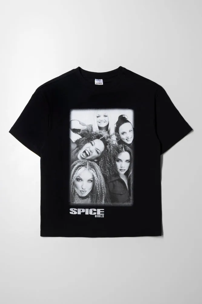 Spice Girls Oversized T-Shirt Black