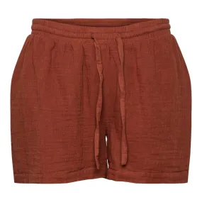 Stina High Waisted Shorts Coconut Shell