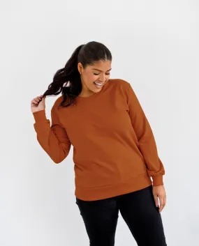 The Crewneck Sweatshirt in Copper