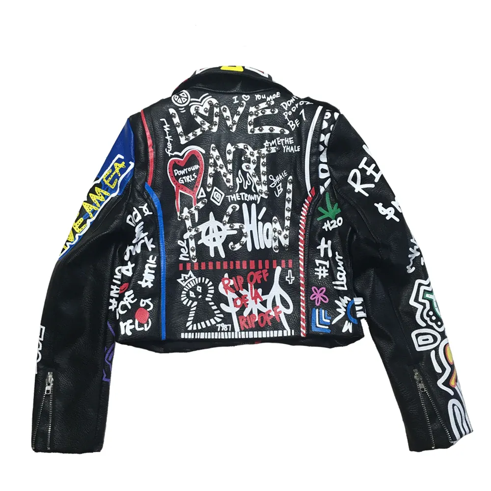 This Is Me Graffiti Colorful Printed Jacket