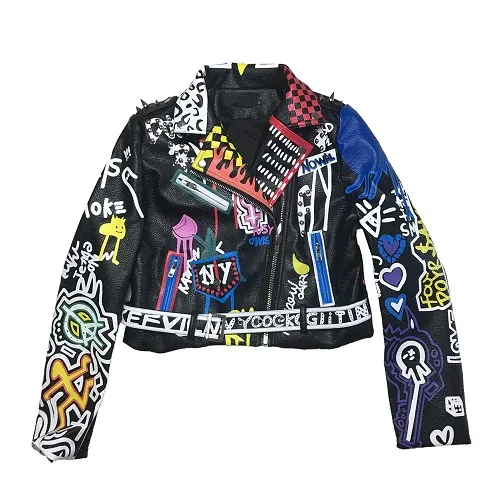 This Is Me Graffiti Colorful Printed Jacket