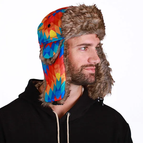 Trapper Hat | Aztec Shield