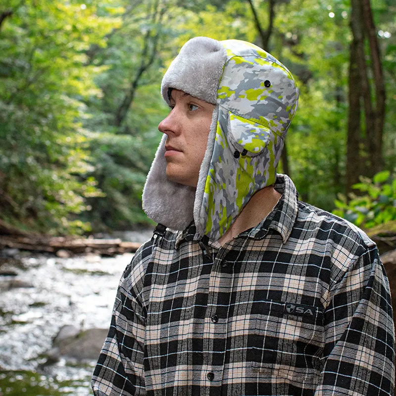 Trapper Hat | Geo Camo Surge