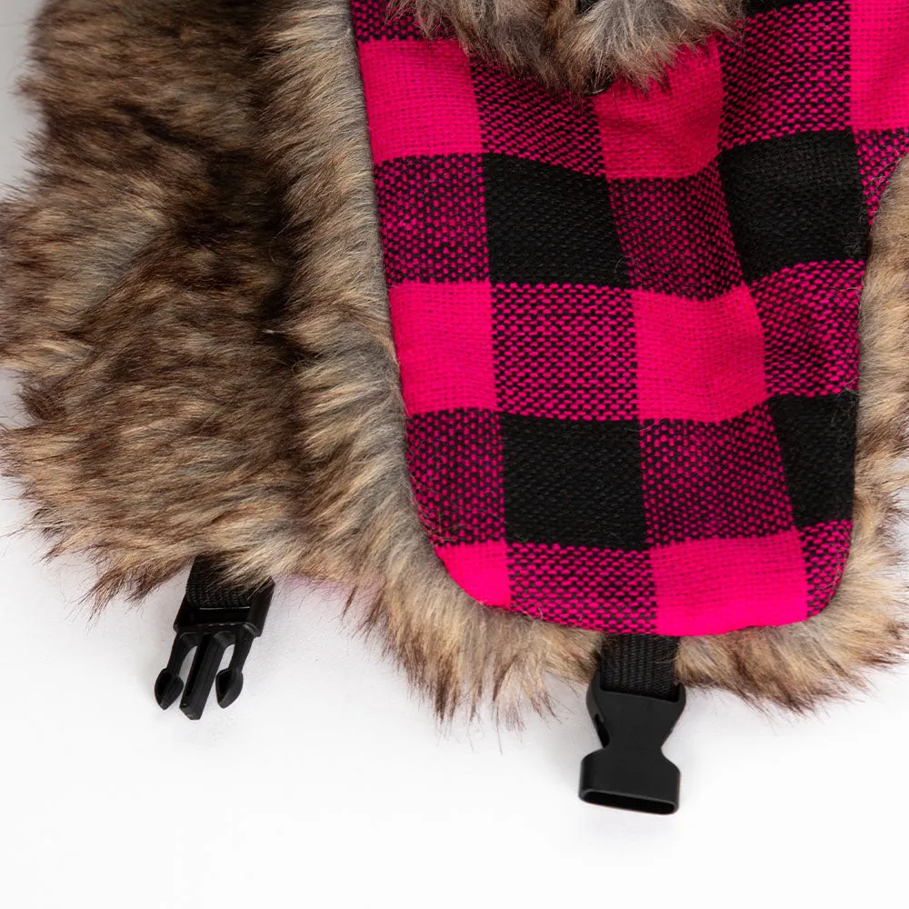 Trapper Hat | Lumberjack | Pink PreOrder