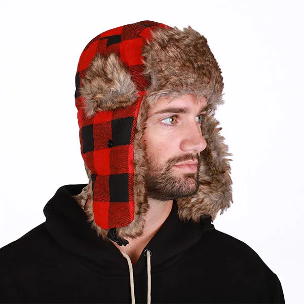 Trapper Hat | Lumberjack Red PreOrder