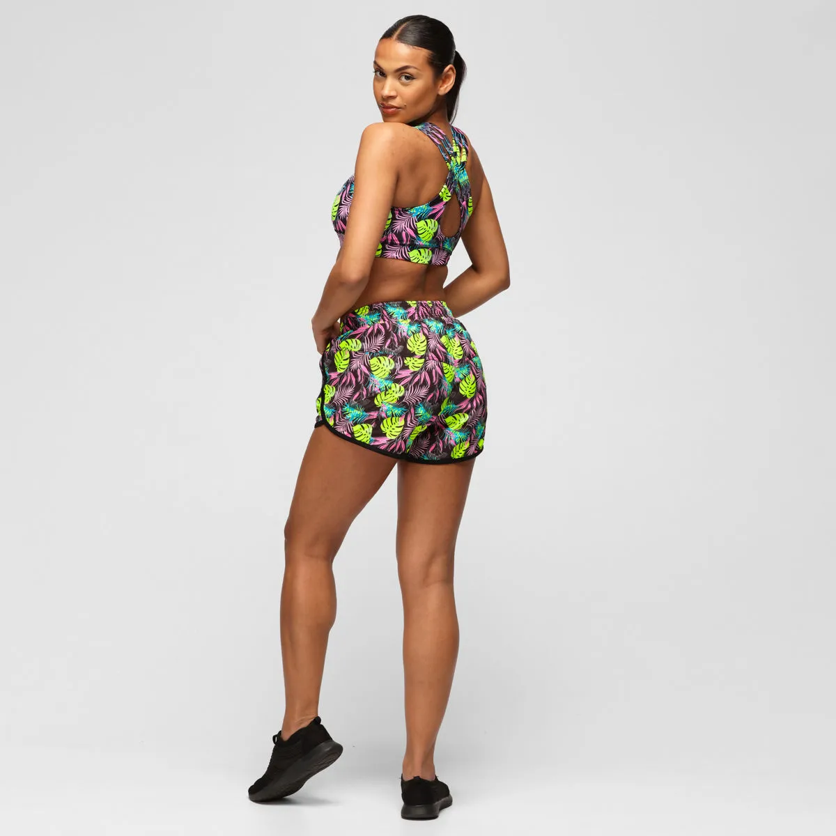 Twilight Palm Loose Fit Workout Shorts