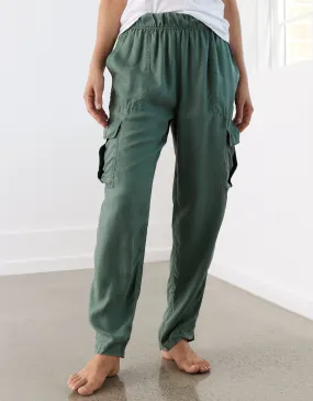 unsubscribed washable silk cargo pant