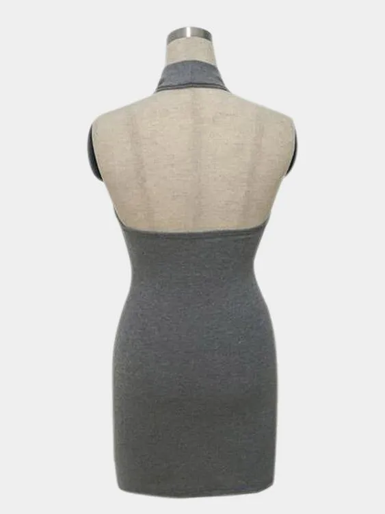 Wholesale Grey Sleeveless Dresses