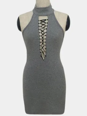 Wholesale Grey Sleeveless Dresses