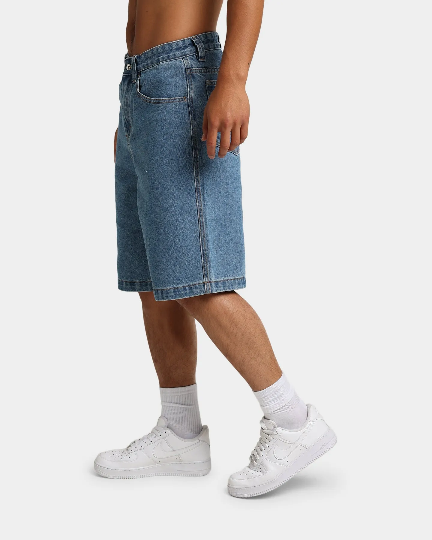 X-Large Bull Denim 91 Shorts Mid Blue