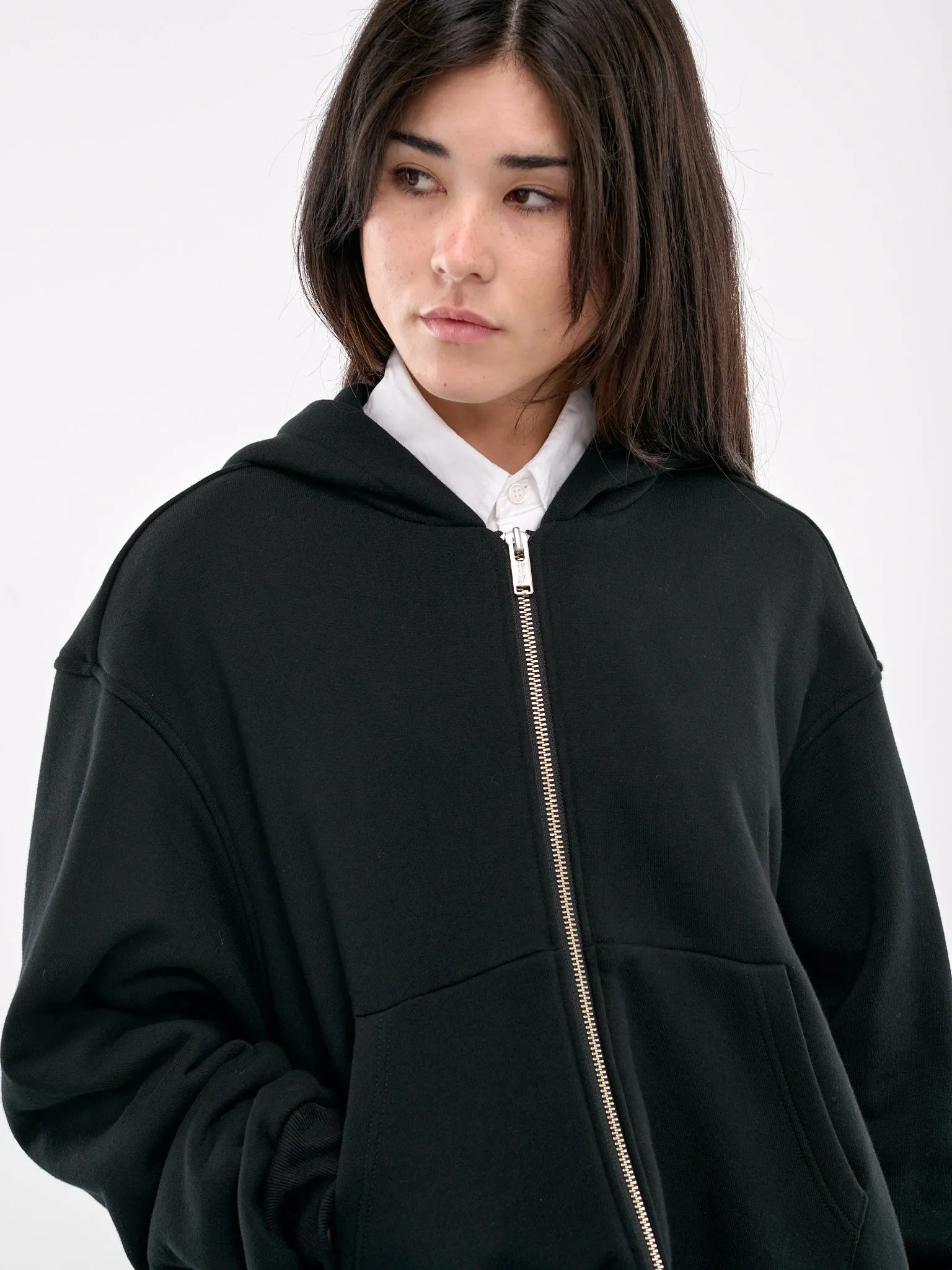 Zip-Up Hoodie (UC2D1801-2-BLACK)